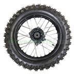 12'' Rear Wheel Rim Tire Assembly for 70cc - 125cc Dirt Bikes