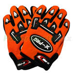 X-PRO<sup>®</sup>Kids Sport Gloves Outdoor Sports Racing Cycling Riding Motorcycle Full Long Finger Children Gloves Orange Pair