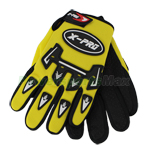 X-PRO<sup>®</sup>Kids Sport Gloves Outdoor Sports Racing Cycling Riding Motorcycle Full Long Finger Children Gloves Yellow Pair