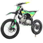 R1820 X-PRO X9 125cc Dirt Bike with 4-Speed Manual Transmission, Kick Start, Big 17"/14" Tires! Zongshen Brand Engine! Refurbished, Fully Assembled!