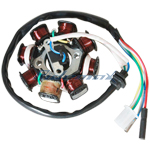 X-PRO<sup>®</sup> 8-Coil Magneto Stator for GY6 150cc Scooters, ATVs, Go Karts