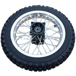 12" Rear Wheel Rim Tire Assembly for 110cc-150cc Dirt Bikes Pit Bikes