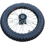 14'' Front Wheel Rim Tire Assembly for HONDA XR50 CRF50 125 Dirt Pit Bike