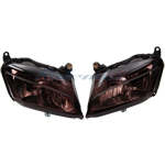 Smoke Headlight Head Light for 2007 2008 2009 Honda CBR600RR CBR 600 RR,free shipping!