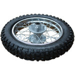 12" Rear Wheel Rim Tire Assembly for SSR 70cc-125cc Dirt Bikes Pit Bikes